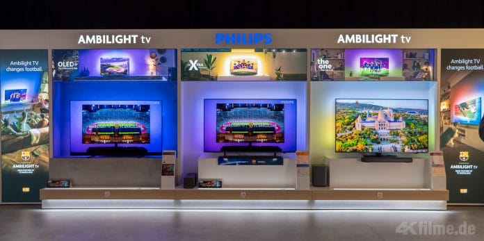 Philips präsentiert auf seinem TV/Audio-Event in Barcelona "nur" TV-Geräte mit OLED, Mini-LED und LCD-Displaytechnik